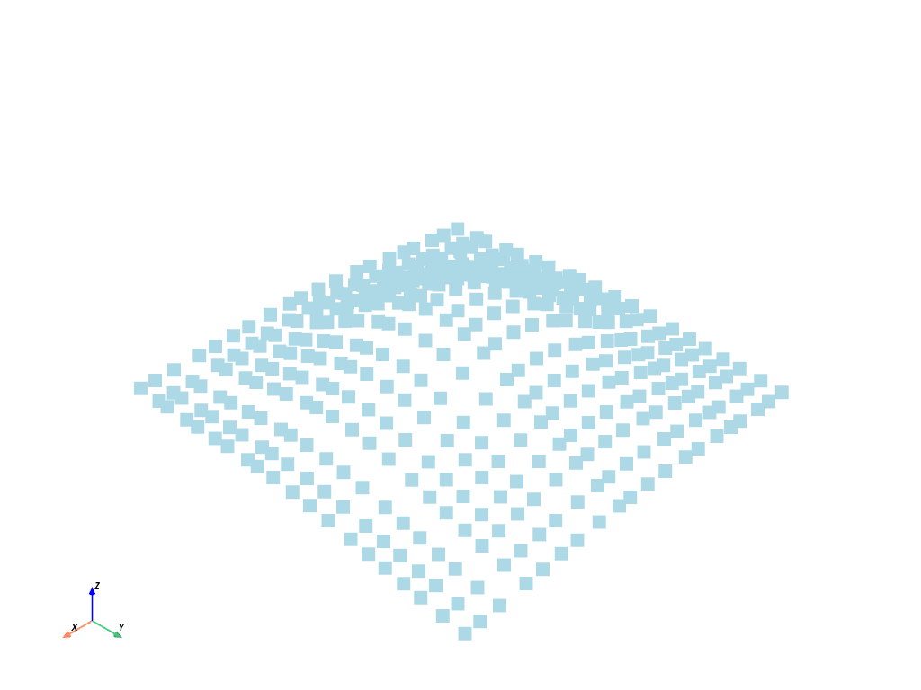 d create tri surface