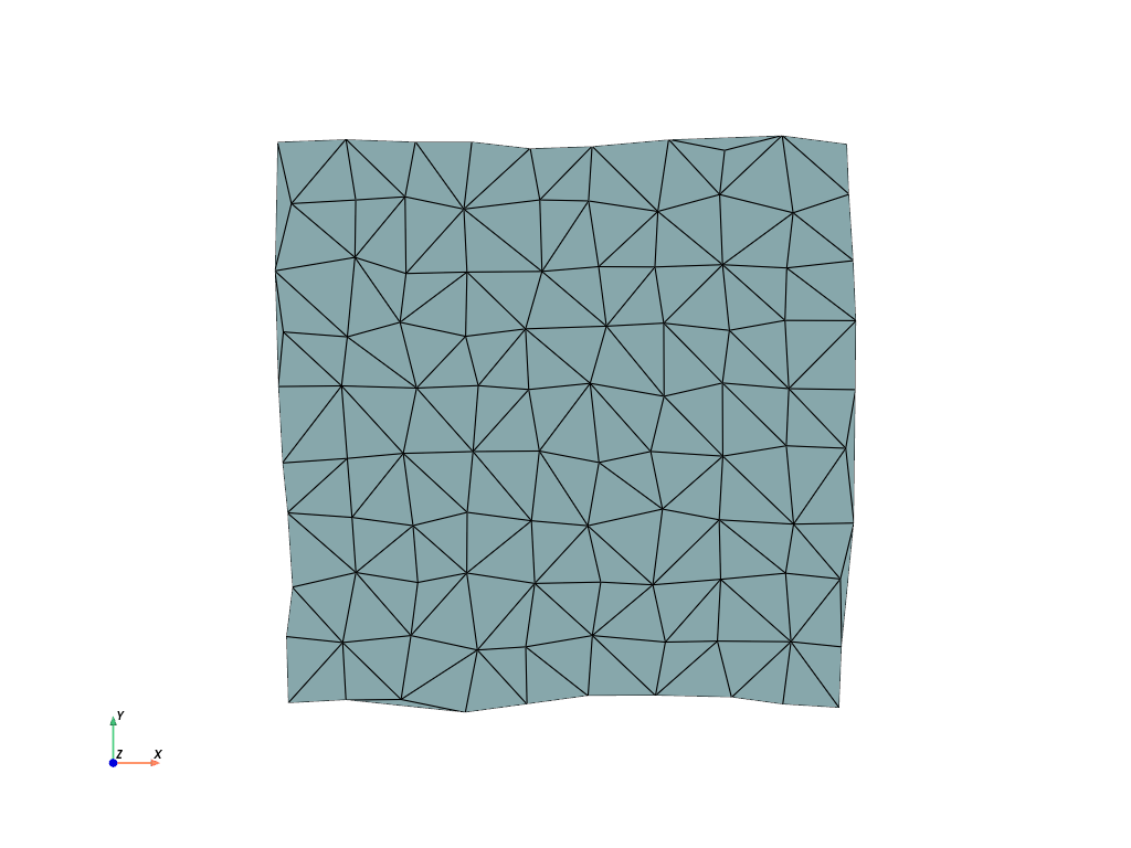 d create tri surface