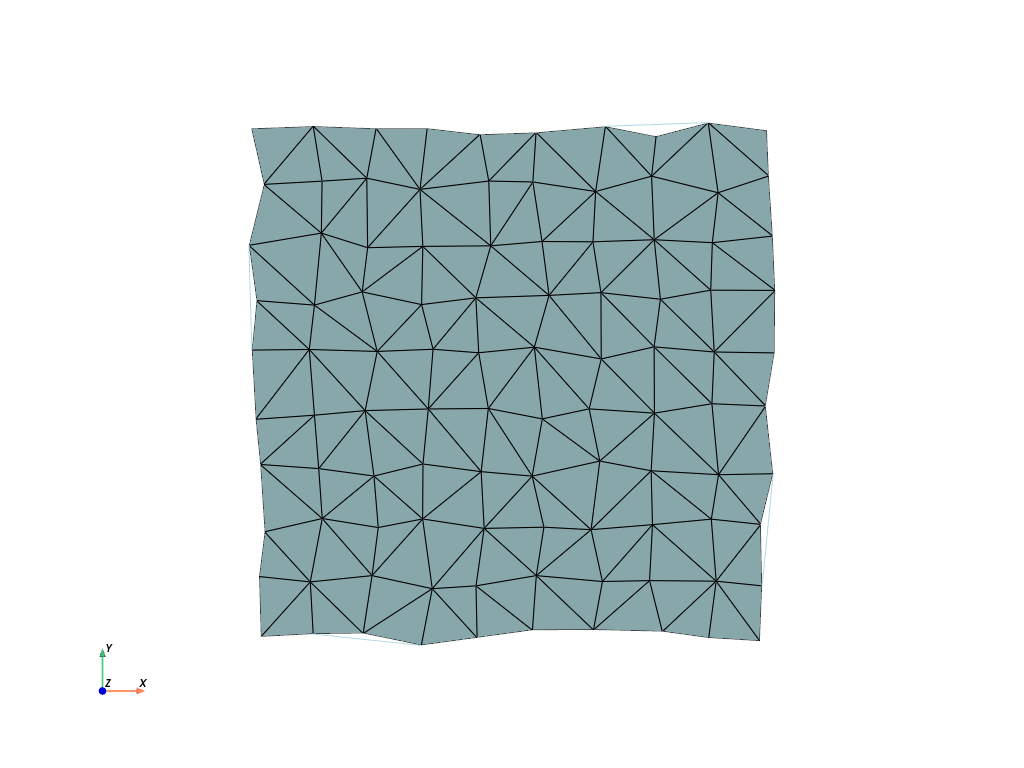 d create tri surface